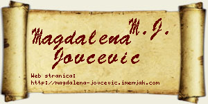 Magdalena Jovčević vizit kartica